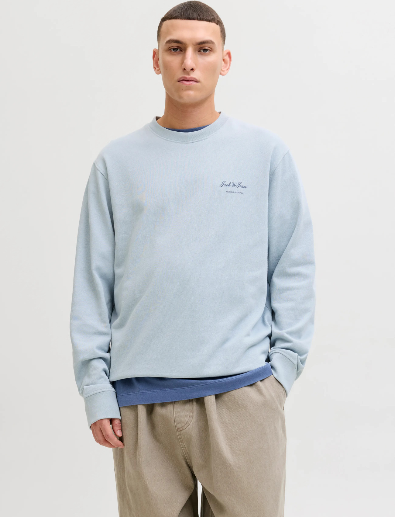 Jack & Jones Jjearchive Graphic Sweat Crew Neck Noos - - S 2