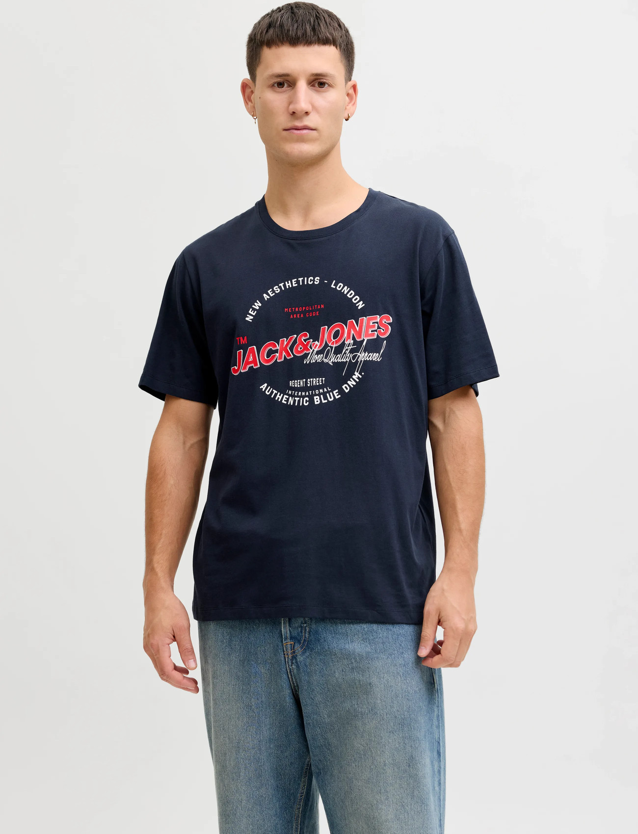 Jack & Jones Jjelogo Tee Ss O-Neck 2 Col Ss26 Sn - - XS 1
