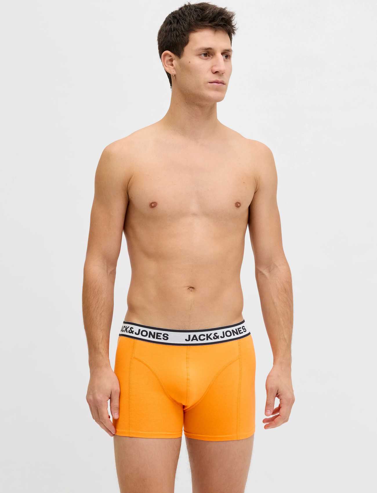 Jack & Jones Jacnolan Solid Trunks 7 Pack - Orange - S