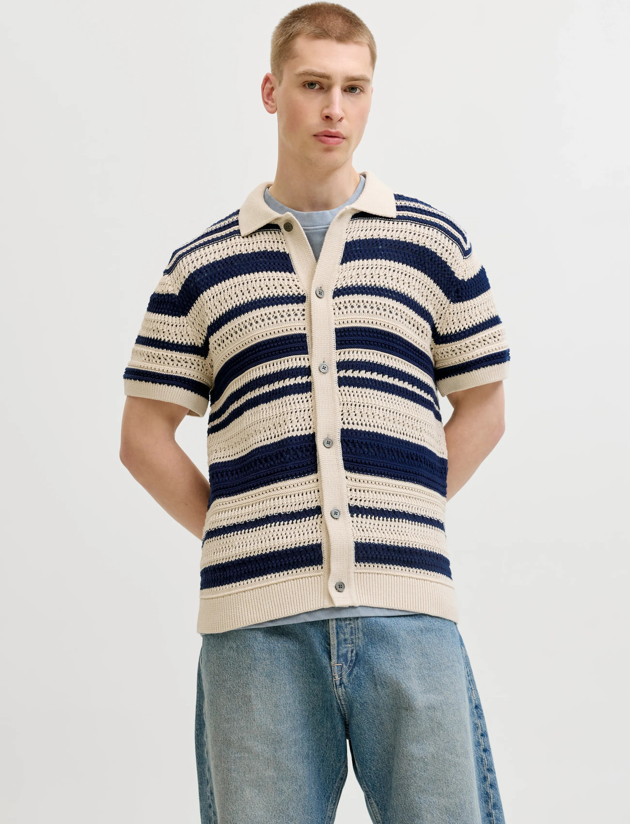 Jack & Jones Jprbluhamilton Button Through Polo Ss - - S 1