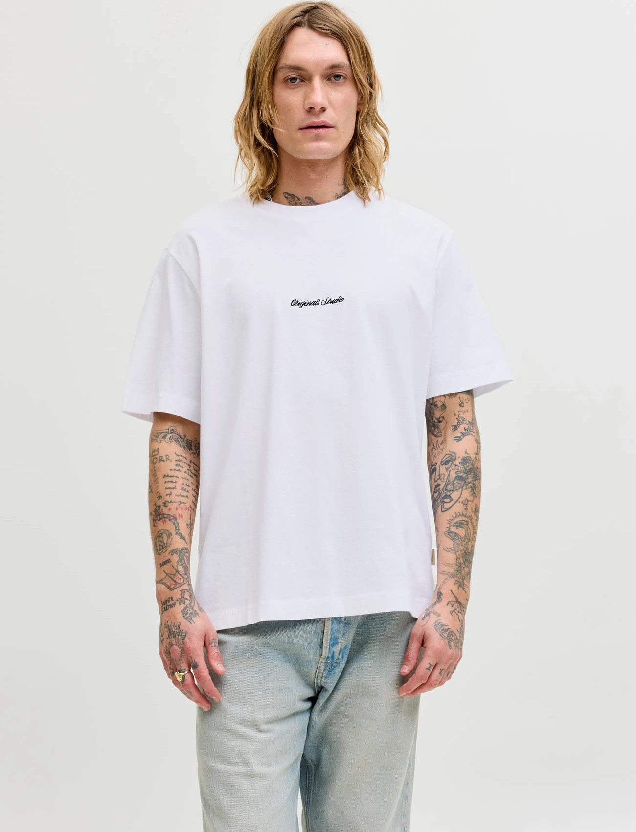 Jack & Jones Jornorrebro Emb Tee Ss Cn 5Pk Mp - - S 1