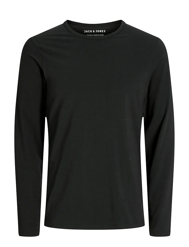 Jack & Jones - JJEBASIC O-NECK TEE L/S NOOS - langärmelig - black - 1