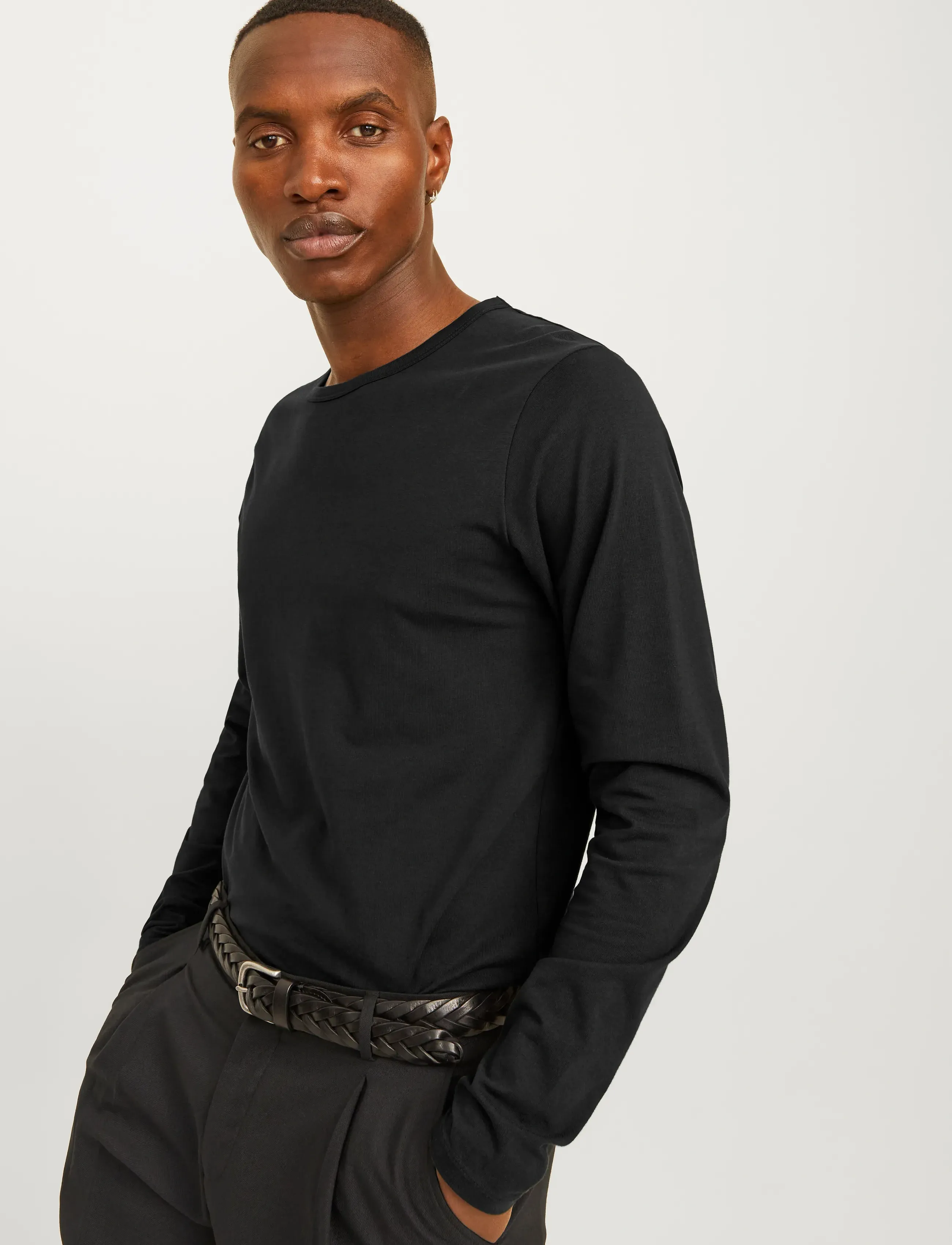 JACK & JONES Jjebasic O-Neck Tee L/S Noos långärmade t-shirts herr – bild 5