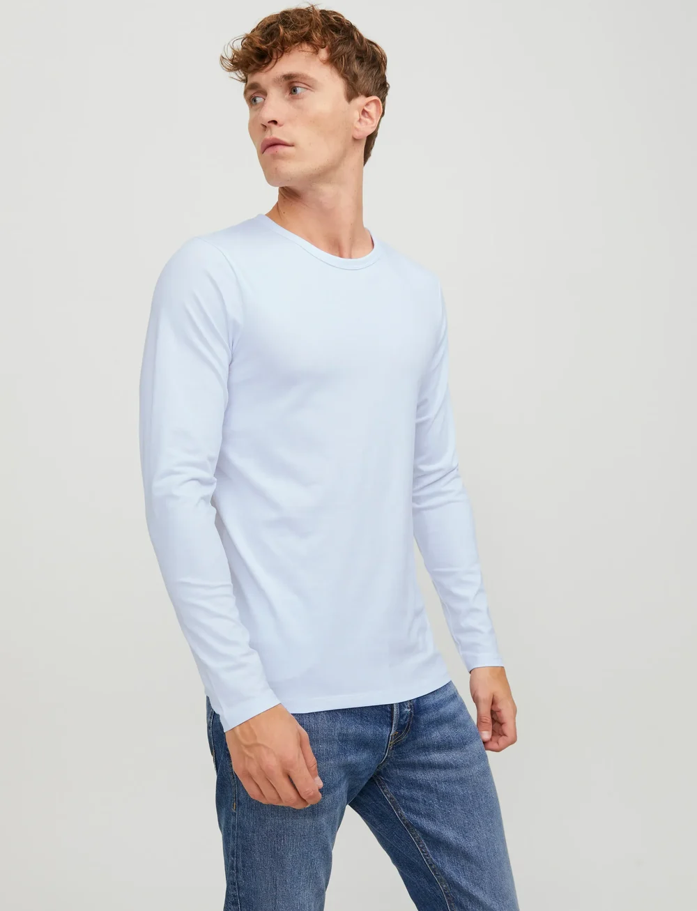 Jack Jones Jjebasic O neck Tee L s Noos Long sleeved t shirts Boozt