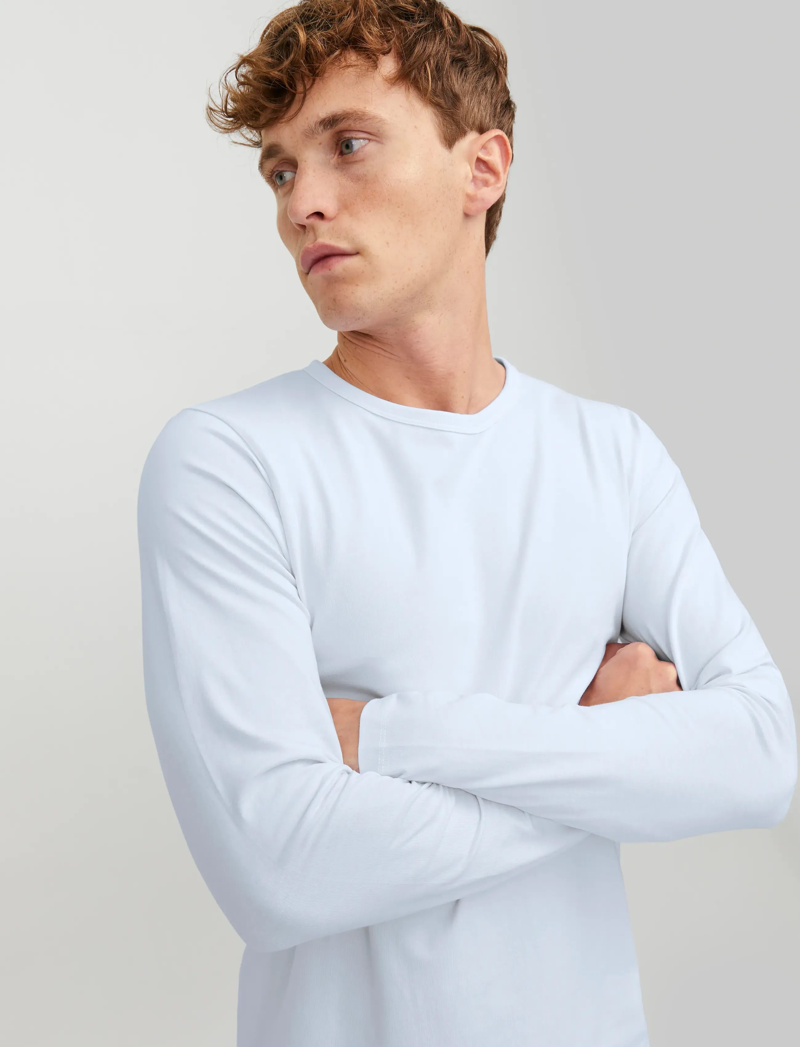 JACK & JONES Jjebasic O-Neck Tee L/S Noos långärmade t-shirts herr – bild 6
