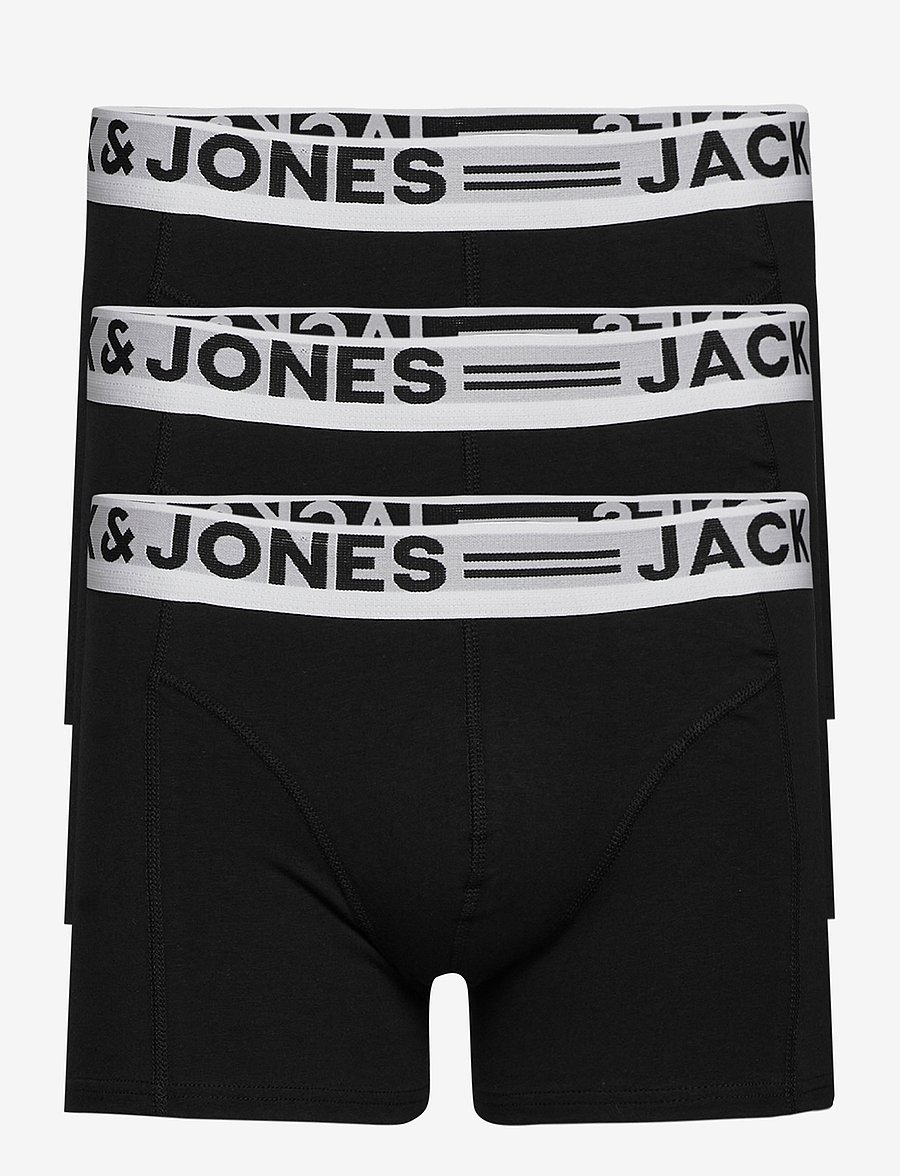 Jack & Jones - SENSE TRUNKS 3-PACK NOOS - multipakk aluspüksid - black - 1