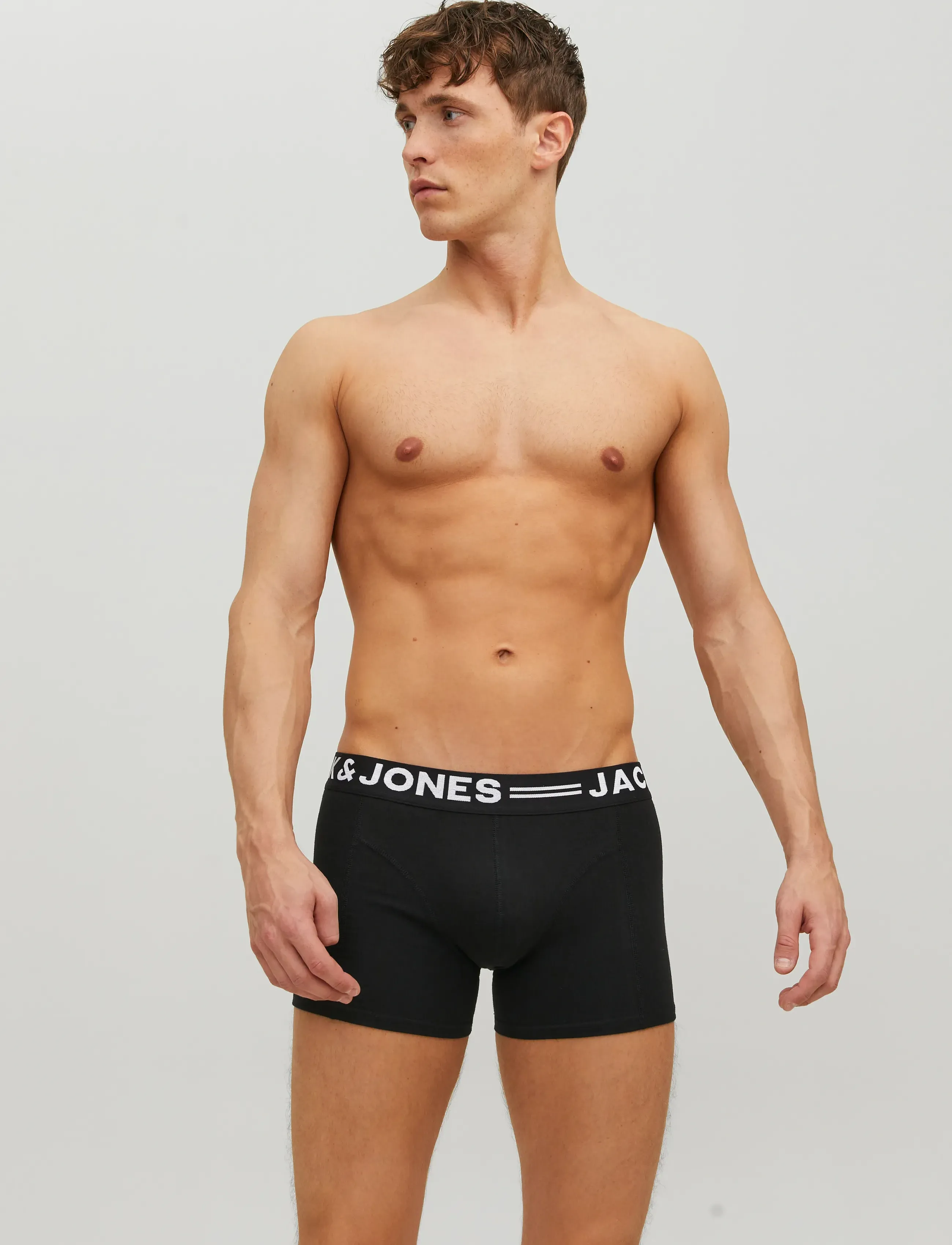 Jack & Jones - SENSE TRUNKS 3-PACK NOOS - multipakk aluspüksid - black - 4