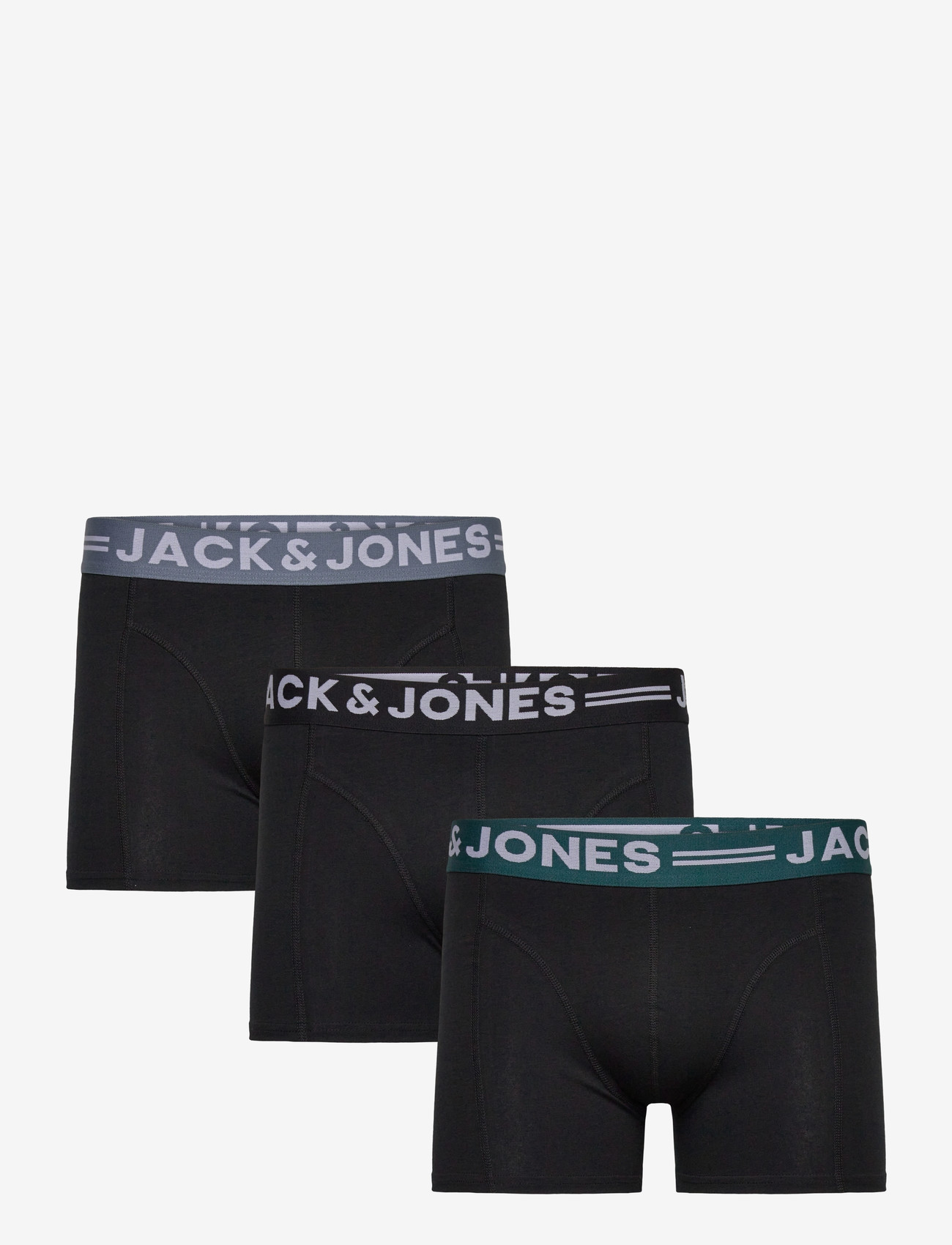 Jack & Jones - SENSE TRUNKS 3-PACK NOOS - multipack underbukser - black - 0