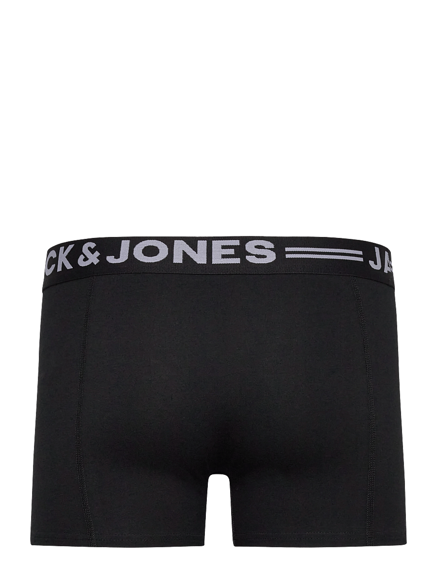 Jack & Jones - SENSE TRUNKS 3-PACK NOOS - unterhosen im multipack - black - 2