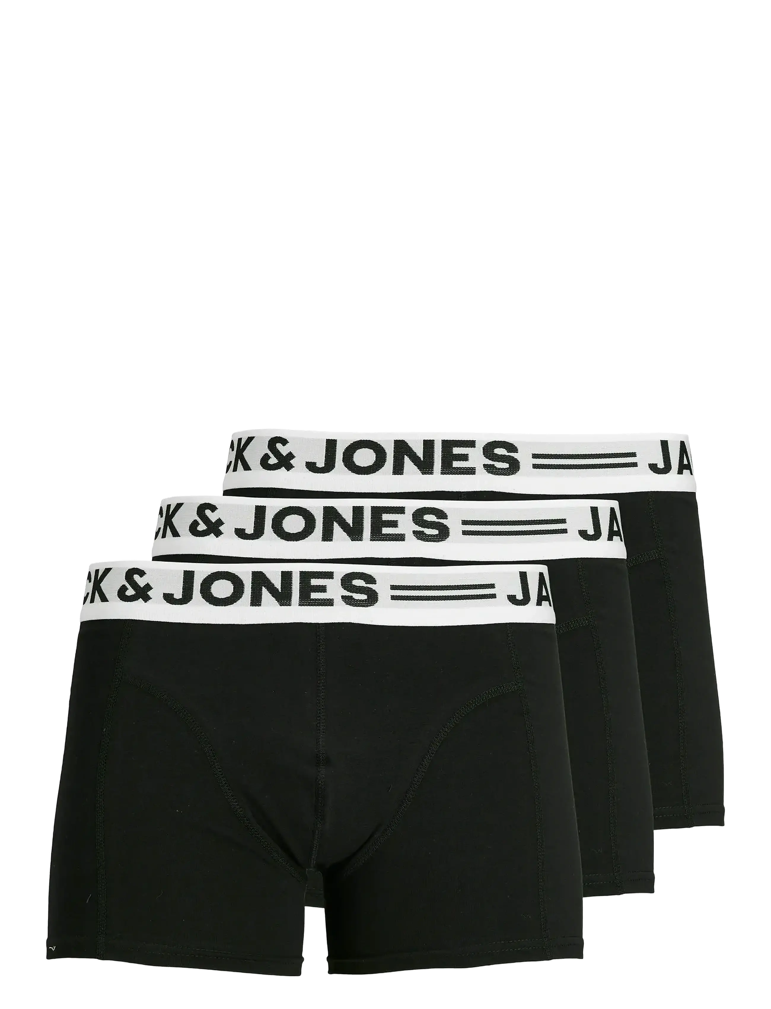 JACK & JONES Sense Trunks 3-Pack Noos Schwarz - M - Herren