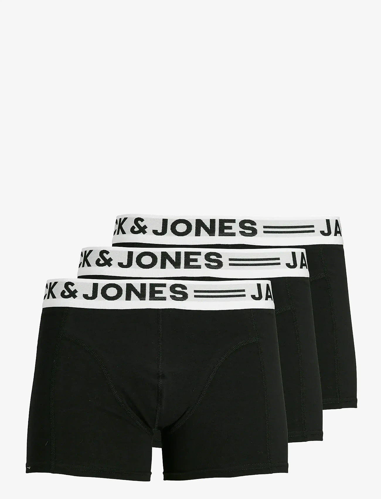 Jack & Jones - SENSE TRUNKS 3-PACK NOOS - unterhosen im multipack - black - 1