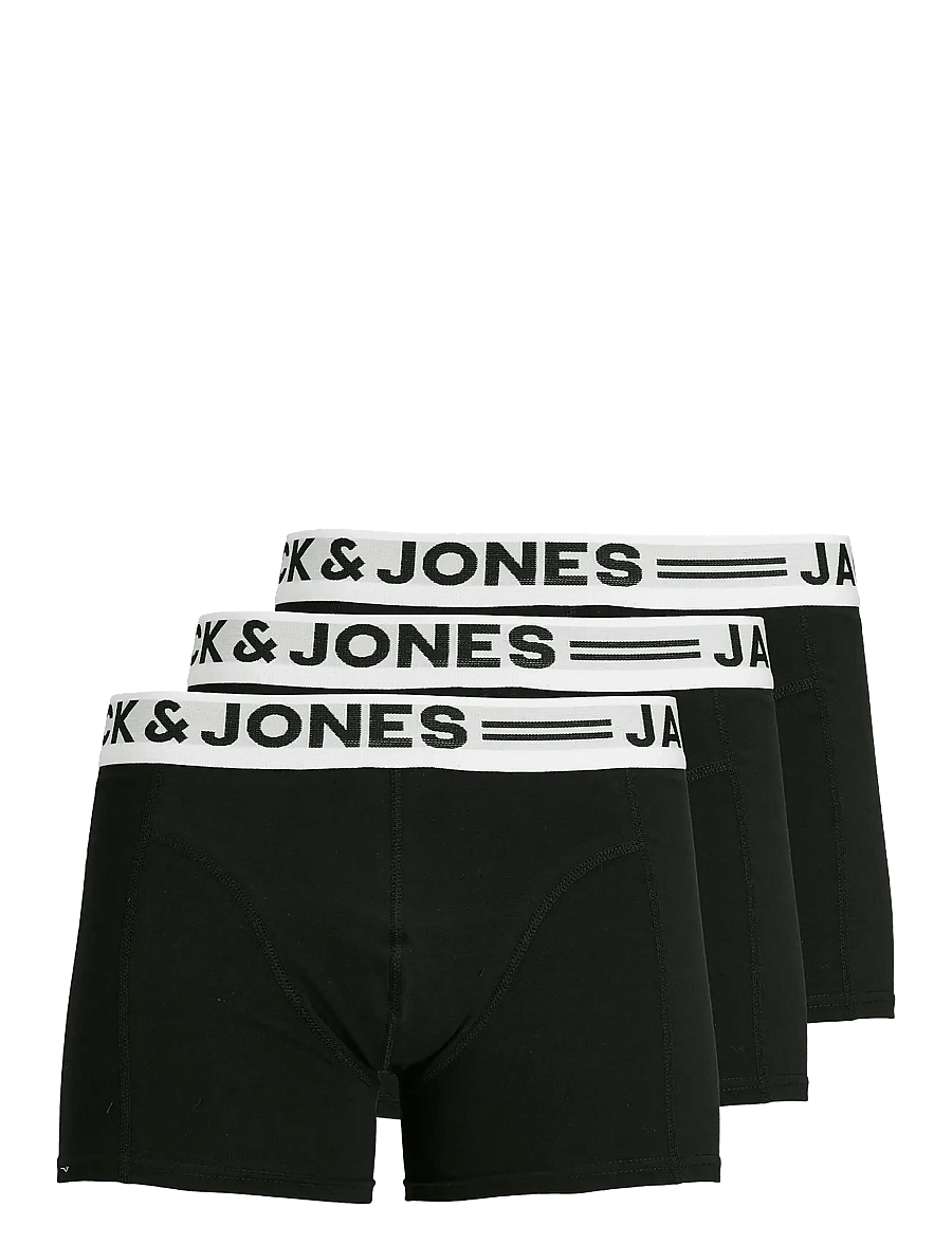Jack & Jones - SENSE TRUNKS 3-PACK NOOS - multipack underpants - black - 1