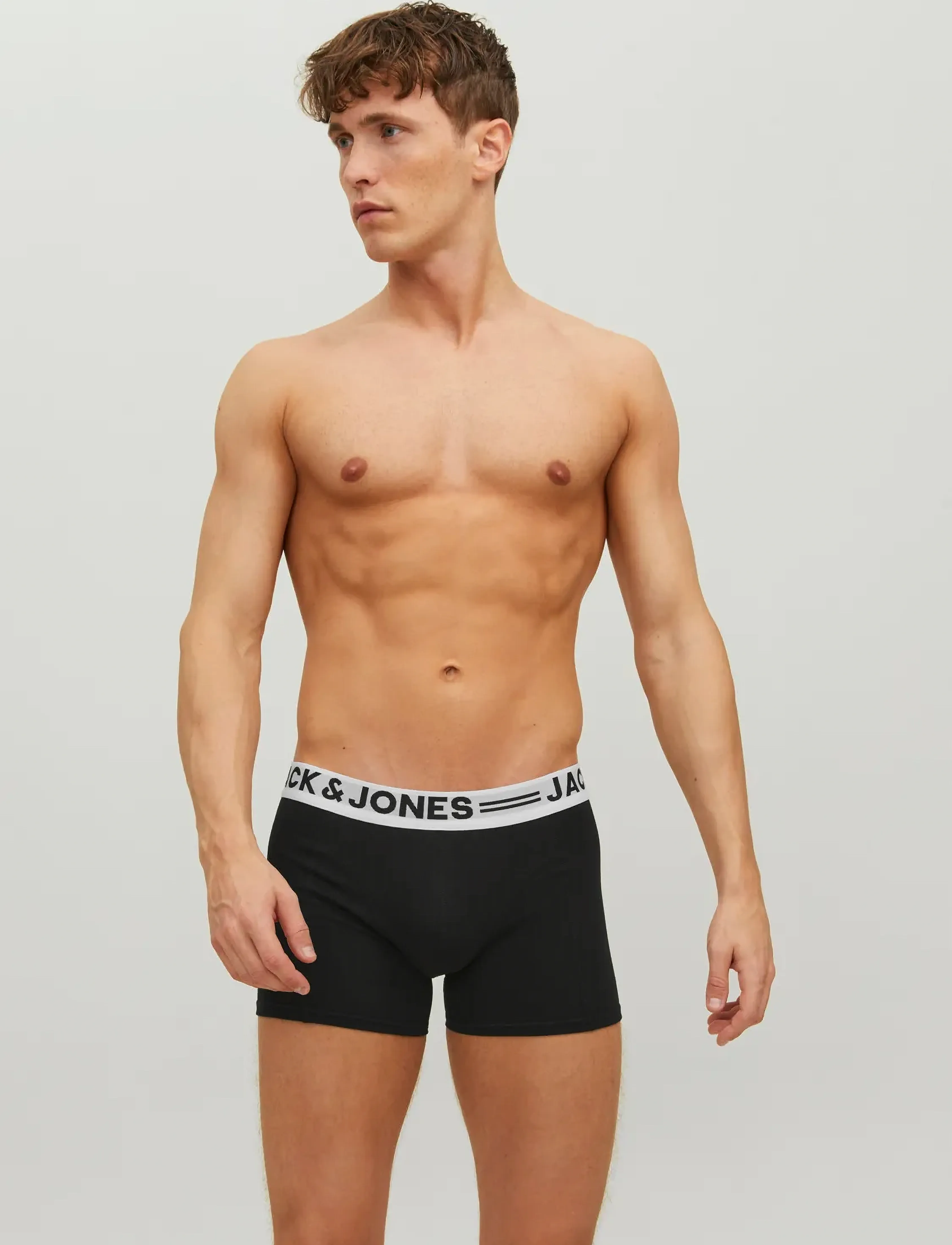 Jack & Jones - SENSE TRUNKS 3-PACK NOOS - unterhosen im multipack - black - 4