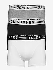 Jack & Jones - SENSE TRUNKS 3-PACK NOOS - zemākās cenas - light grey melange - 0