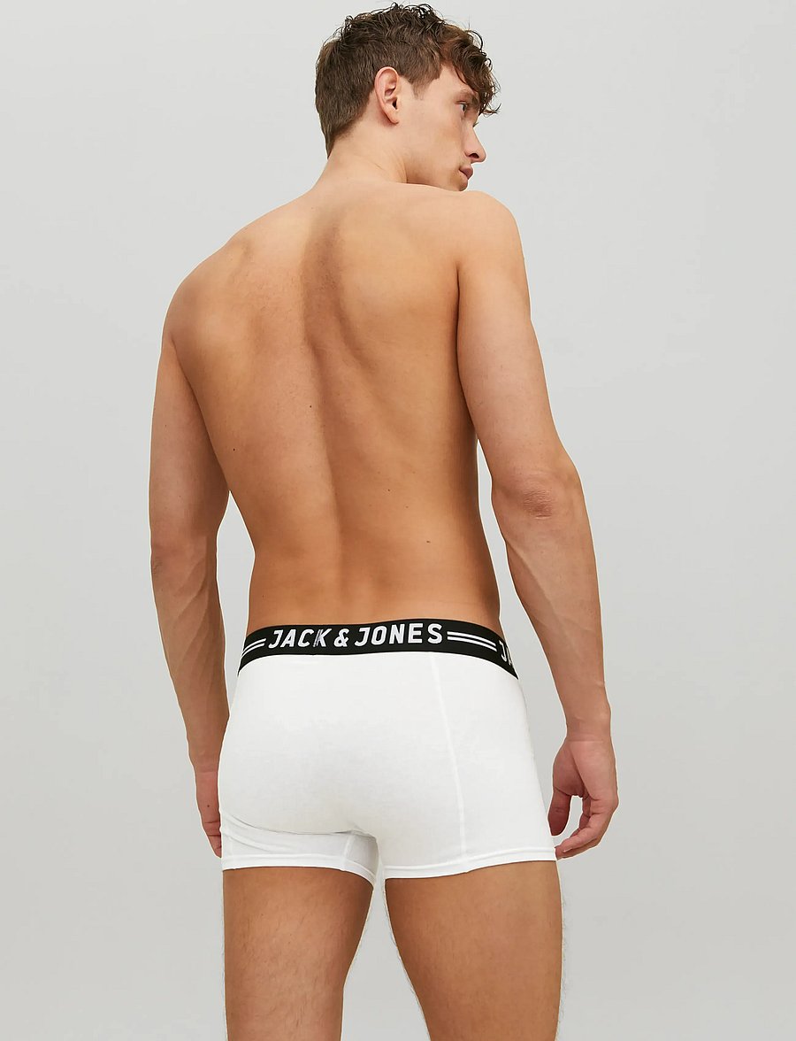 Jack & Jones - SENSE TRUNKS 3-PACK NOOS - multipack underpants - light grey melange - 4