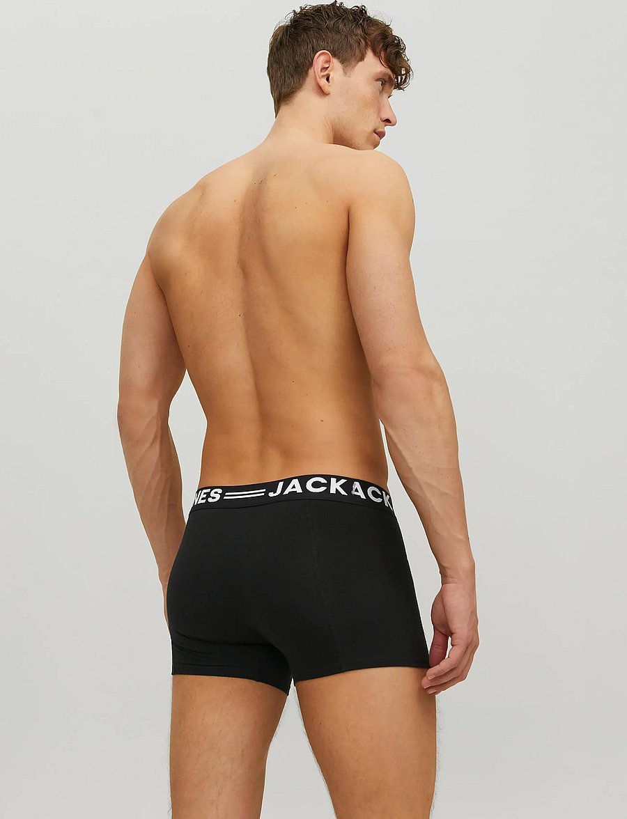 Jack & Jones - SENSE TRUNKS 3-PACK NOOS - multipack underpants - light grey melange - 5