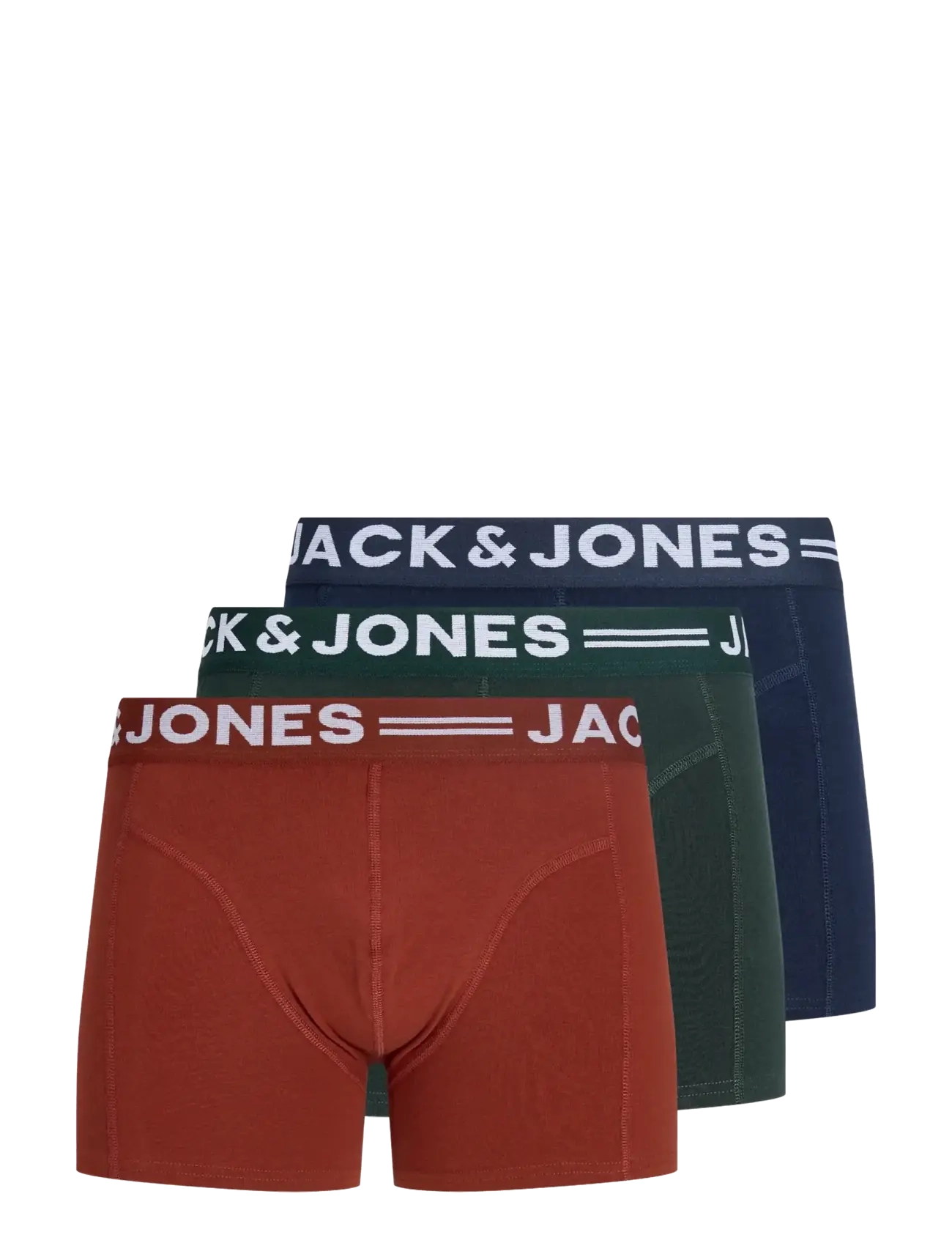 JACK & JONES Sense Trunks 3-Pack Noos Patterned - M - Herren