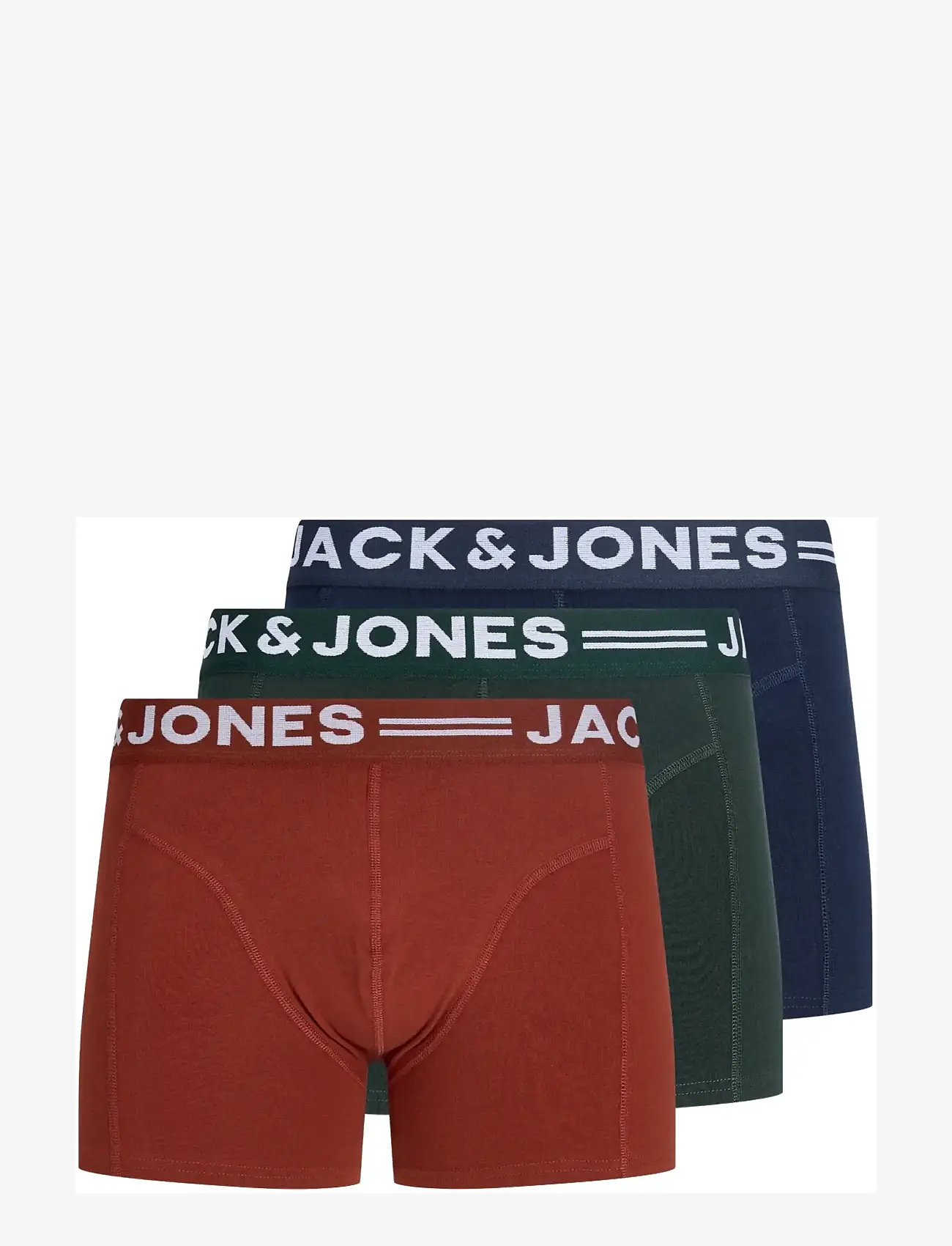 Jack & Jones - SENSE TRUNKS 3-PACK NOOS - multipack underpants - scarab - 1