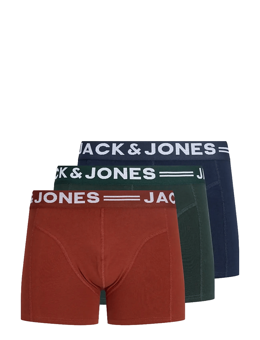 Jack & Jones - SENSE TRUNKS 3-PACK NOOS - multipack underpants - scarab - 1