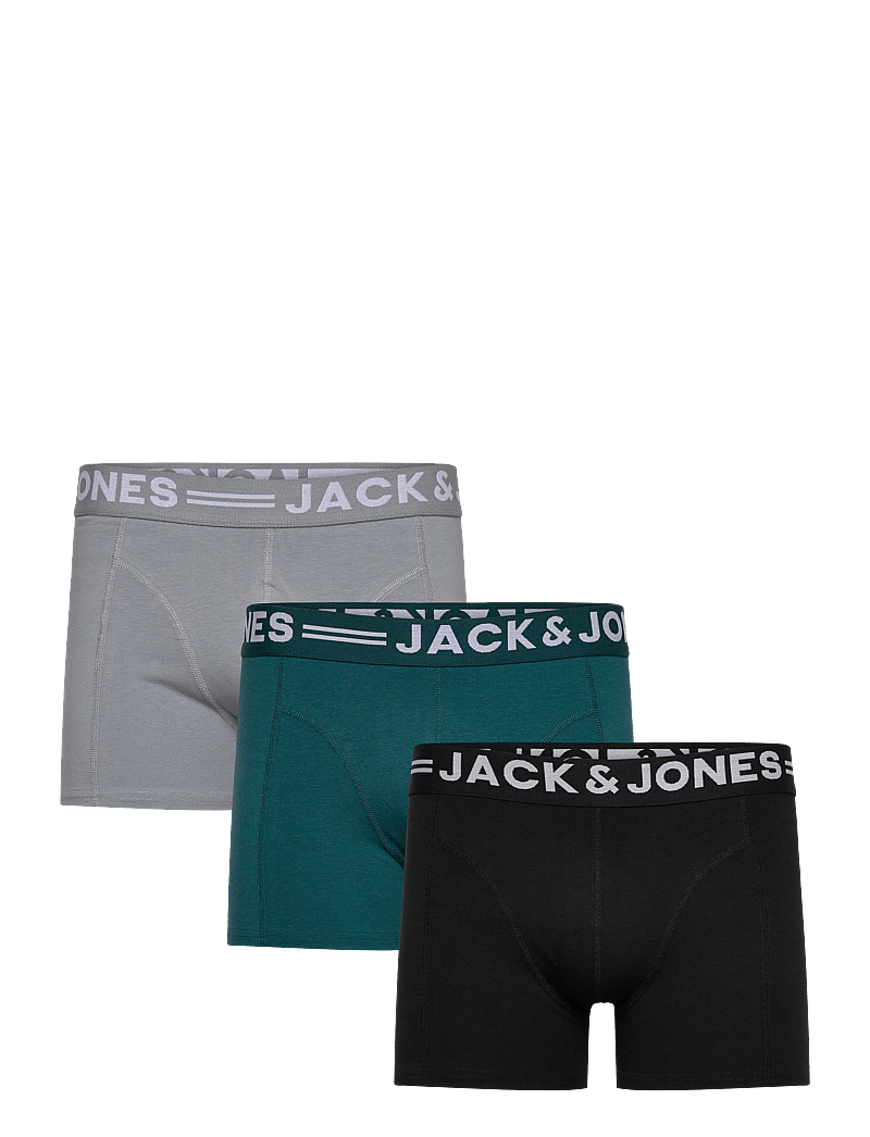 Jack & Jones - SENSE TRUNKS 3-PACK NOOS - multipack underpants - weathervane - 0