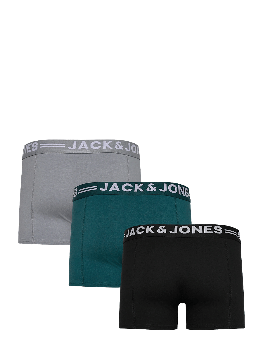 Jack & Jones - SENSE TRUNKS 3-PACK NOOS - unterhosen im multipack - weathervane - 2