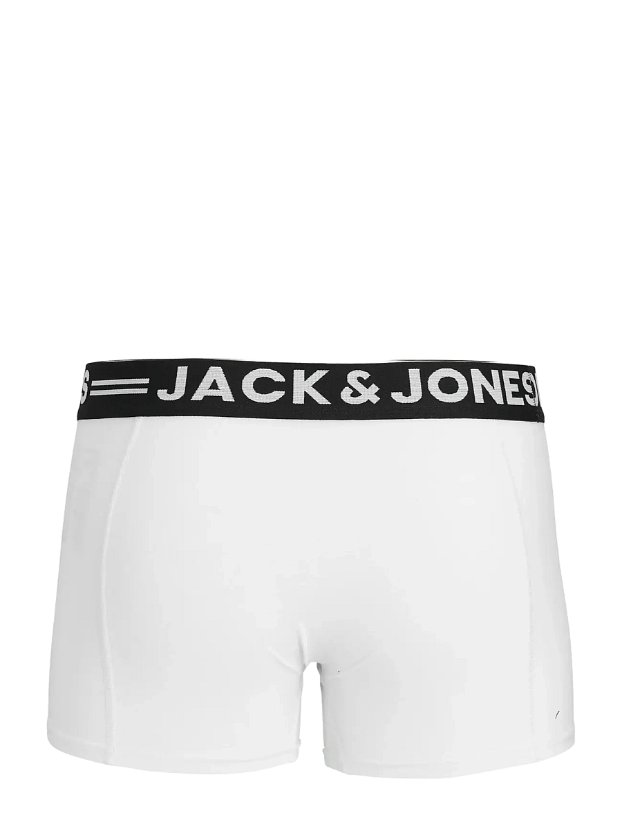 Jack & Jones - SENSE TRUNKS 3-PACK NOOS - unterhosen im multipack - white - 2