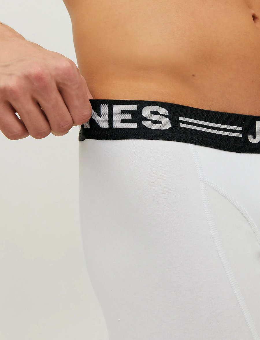 Jack & Jones - SENSE TRUNKS 3-PACK NOOS - unterhosen im multipack - white - 5