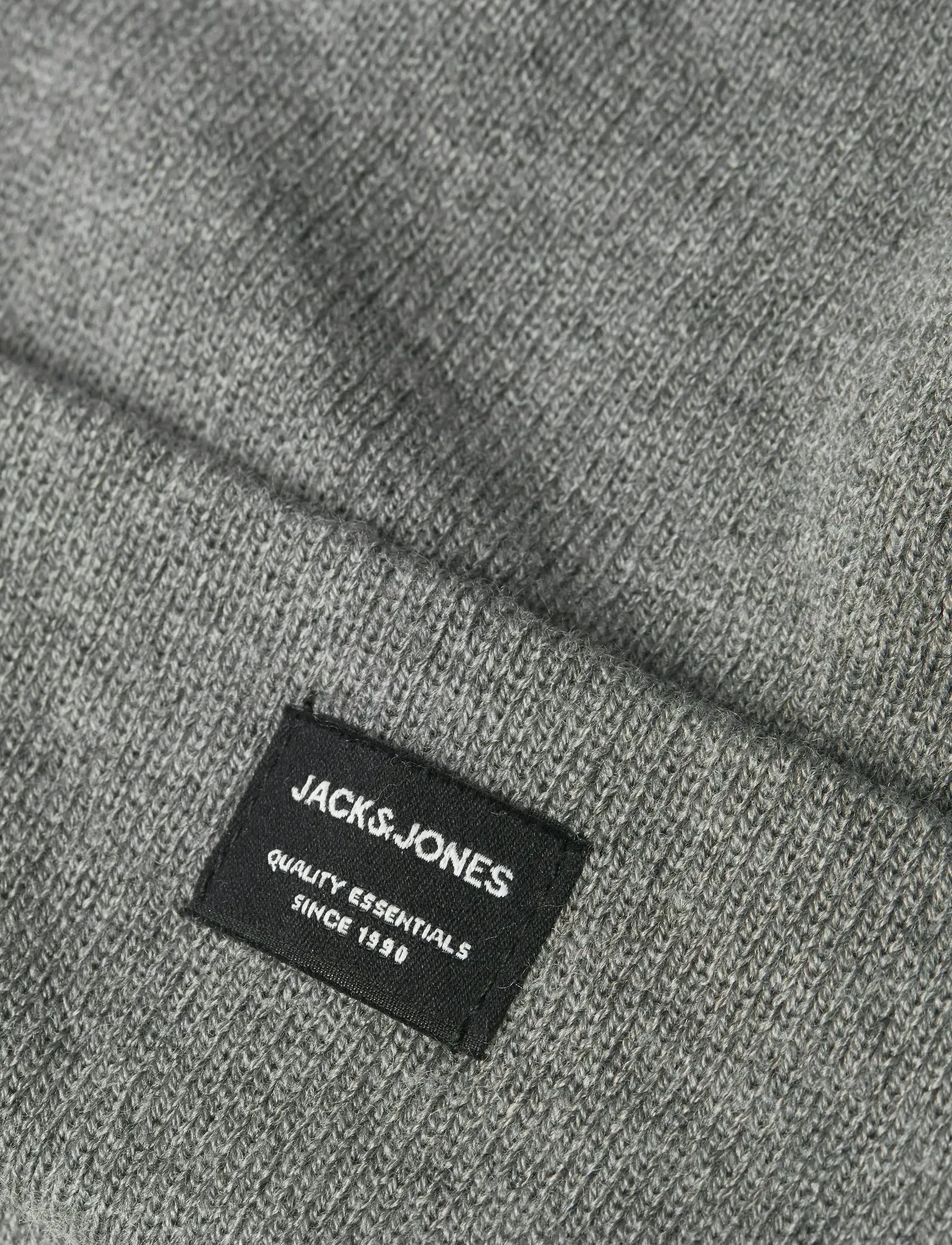 JACK & JONES Mössa 'JJDna' gråmelerad / svart herr – bild 4
