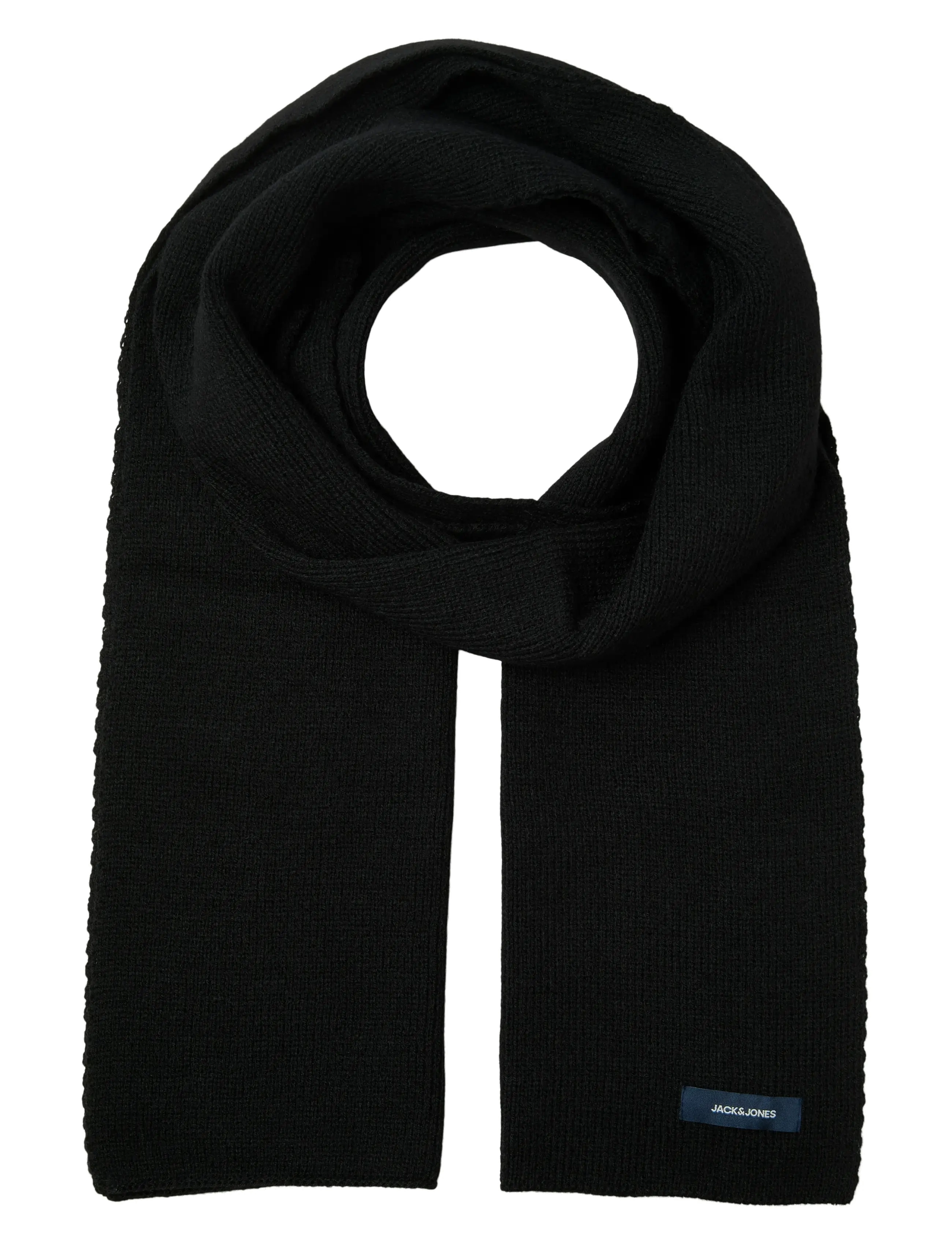 Jack & Jones JACDNA KNIT SCARF NOOS - Accessories - BLACK / black