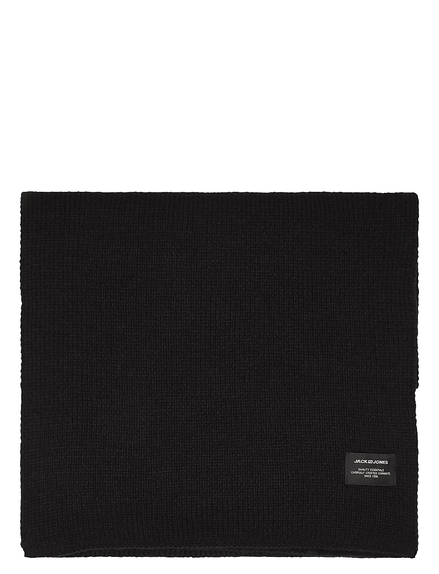 Jack & Jones - JACDNA KNIT SCARF NOOS - winter scarves - black - 2
