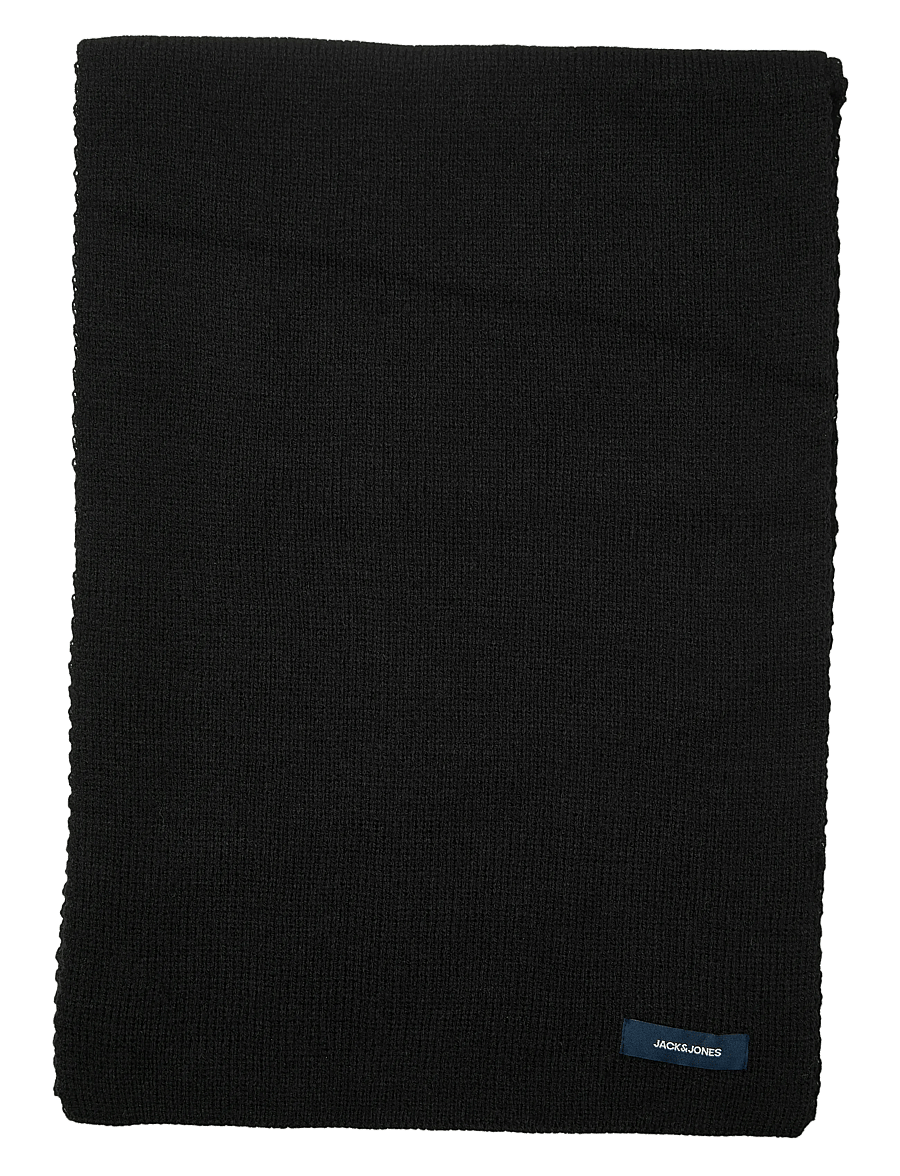 Jack & Jones - JACDNA KNIT SCARF NOOS - winter scarves - black - 3