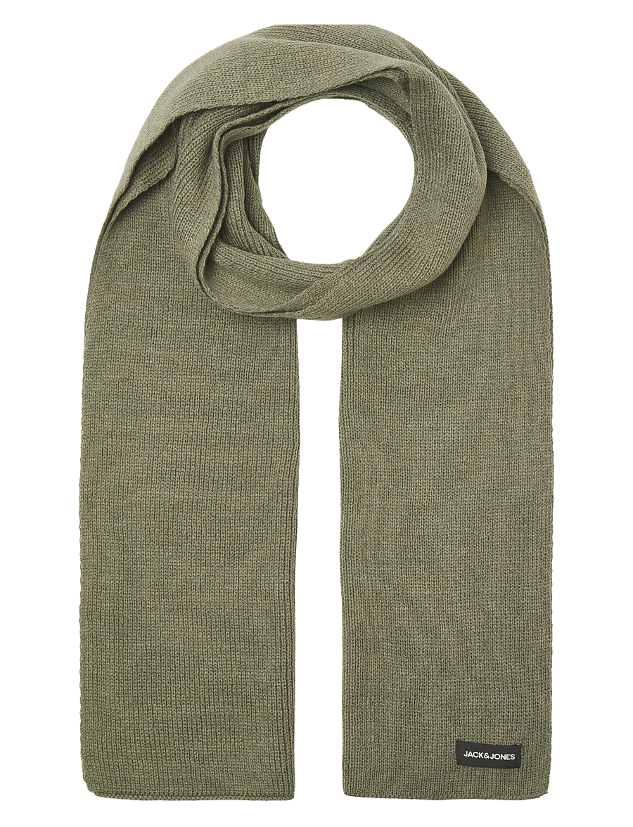 Jack & Jones - JACDNA KNIT SCARF NOOS - winter scarves - dusty olive - 1