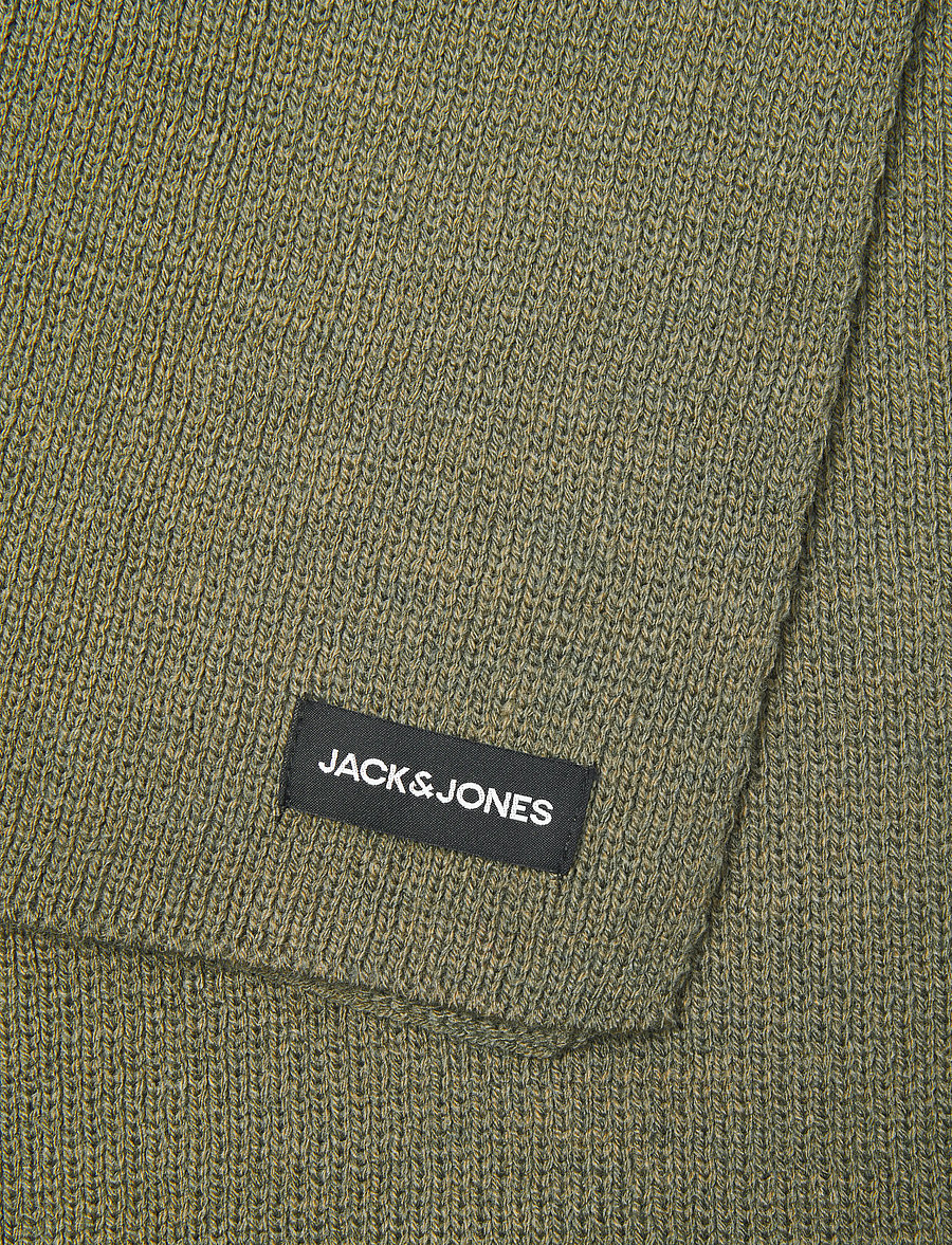 Jack & Jones - JACDNA KNIT SCARF NOOS - winter scarves - dusty olive - 3