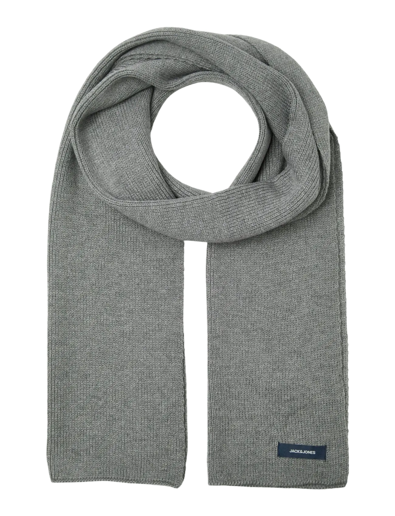 Jack & Jones JACDNA KNIT SCARF NOOS - Deals - GREY MELANGE / grey