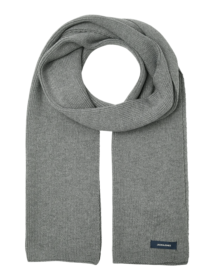 Jack & Jones - JACDNA KNIT SCARF NOOS - winterschals - grey melange - 1
