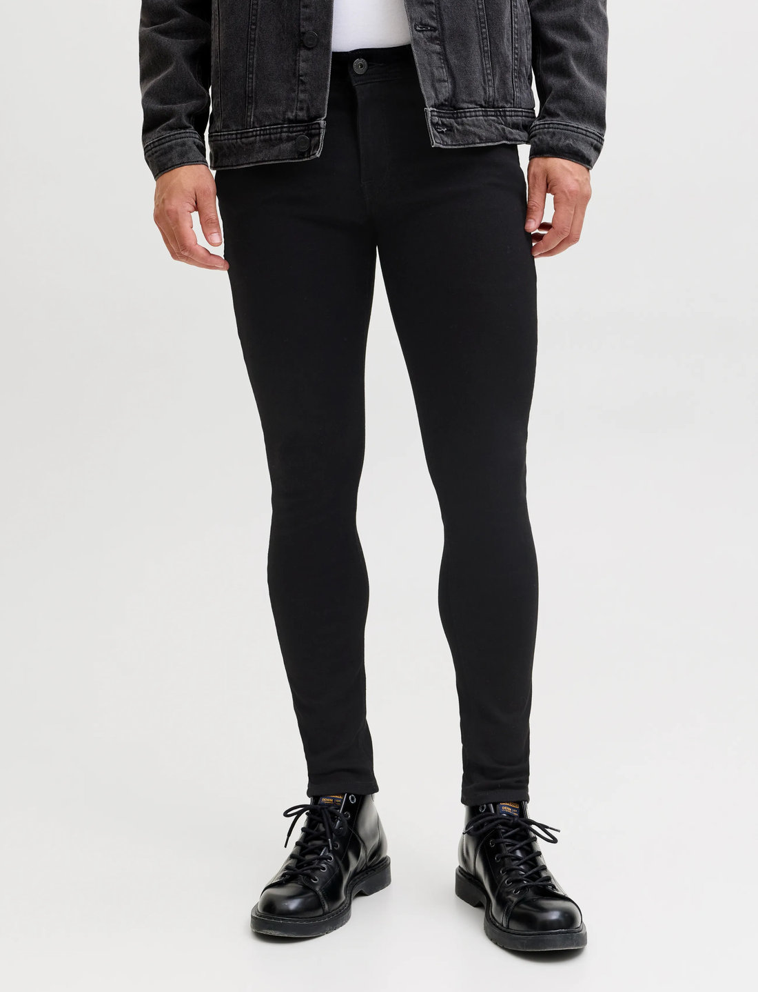 Jack and jones black 2025 skinny jeans