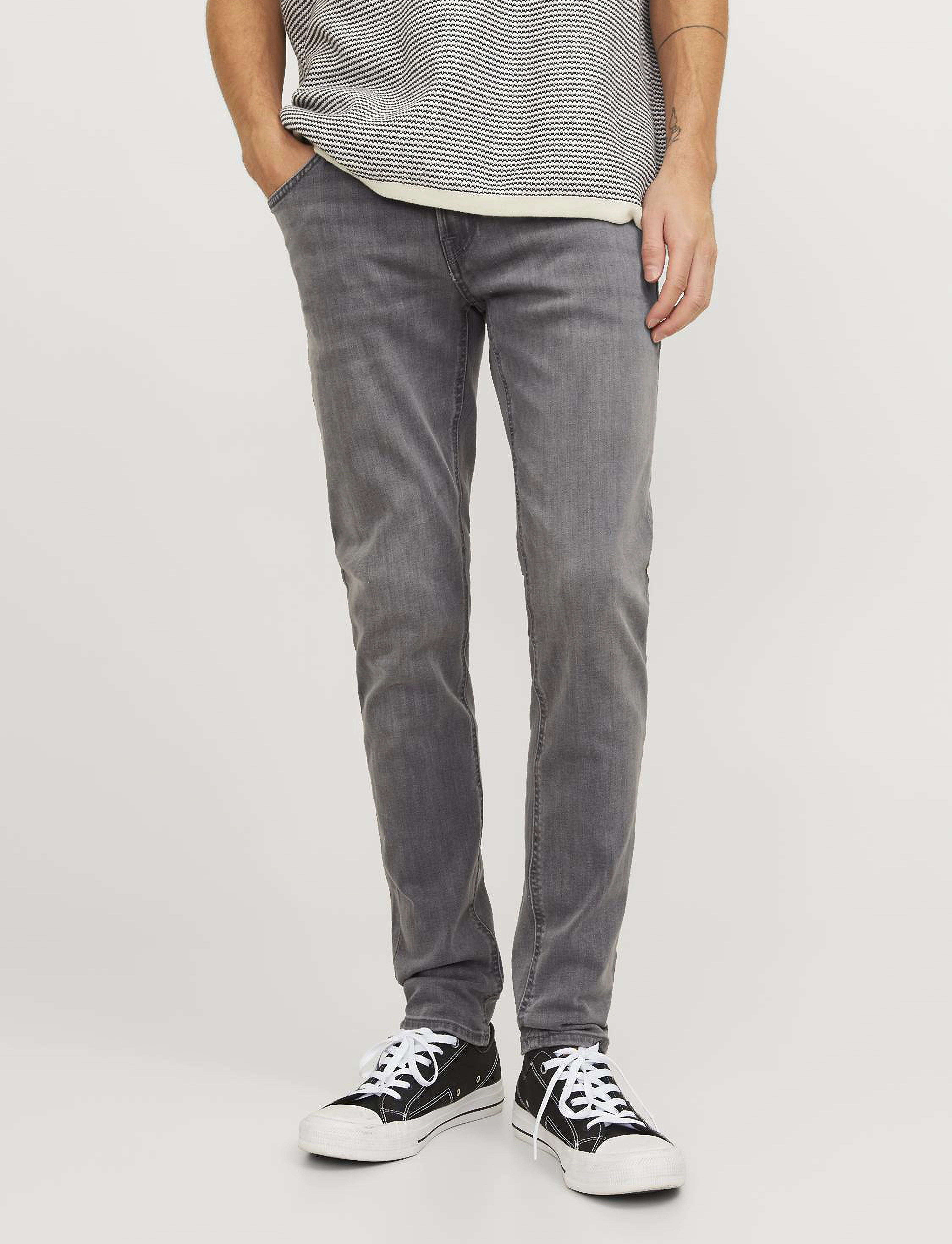 Jack & Jones JJILIAM JJORIGINAL GE 010 50SPS NOOS - Kollektionen - GREY DENIM / grey