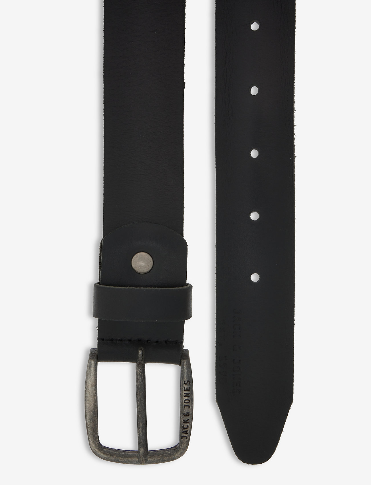 Jack & Jones - JACPAUL LEATHER BELT NOOS - klassiset vyöt - black - 2