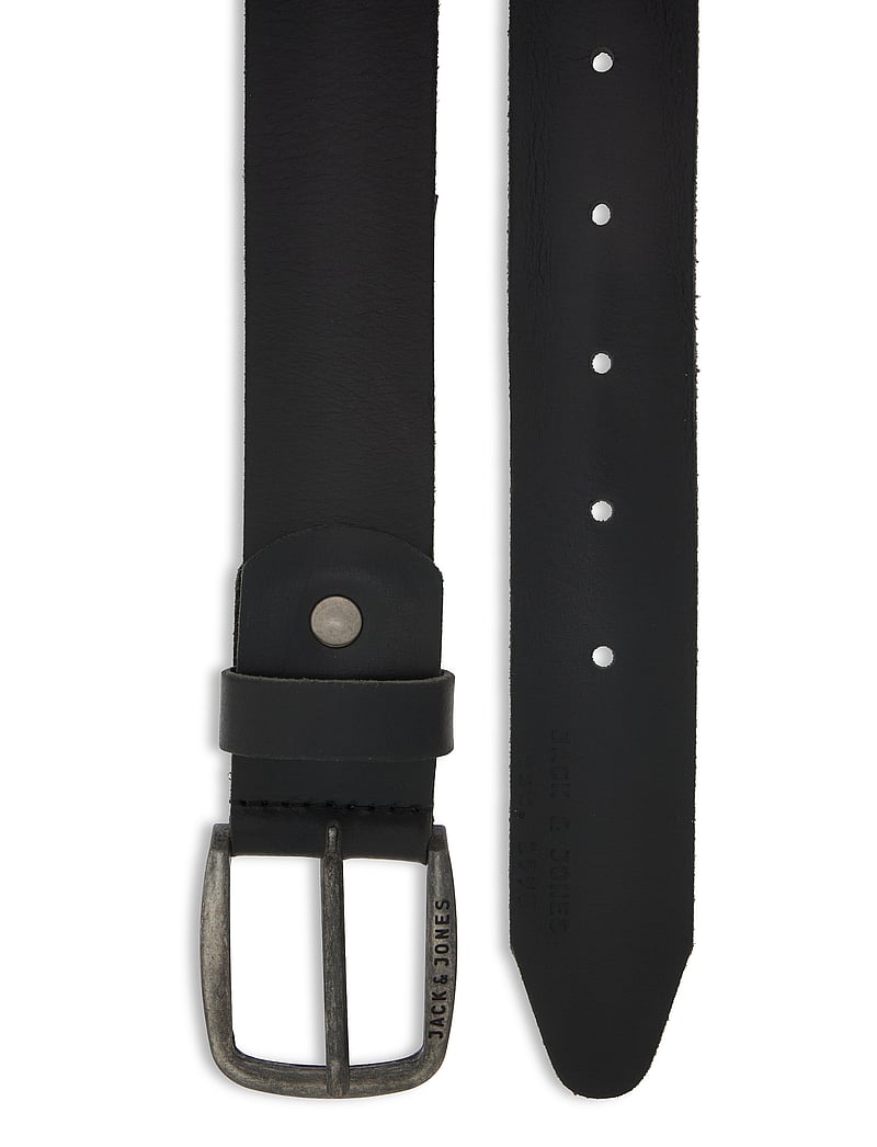 Jack & Jones - JACPAUL LEATHER BELT NOOS - klassiset vyöt - black - 2