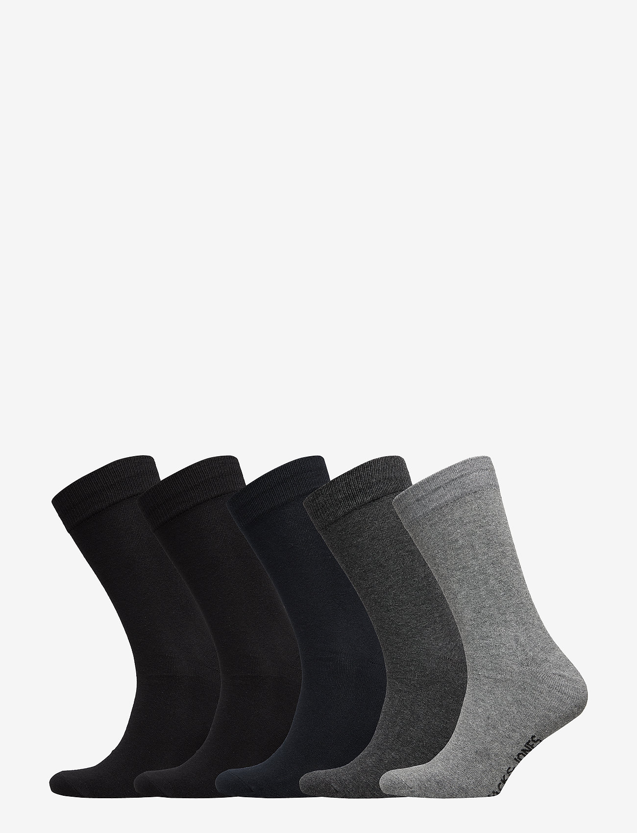 Jack & Jones - JACJENS SOCK 5 PACK NOOS - multipack strømper - dark grey melange - 1