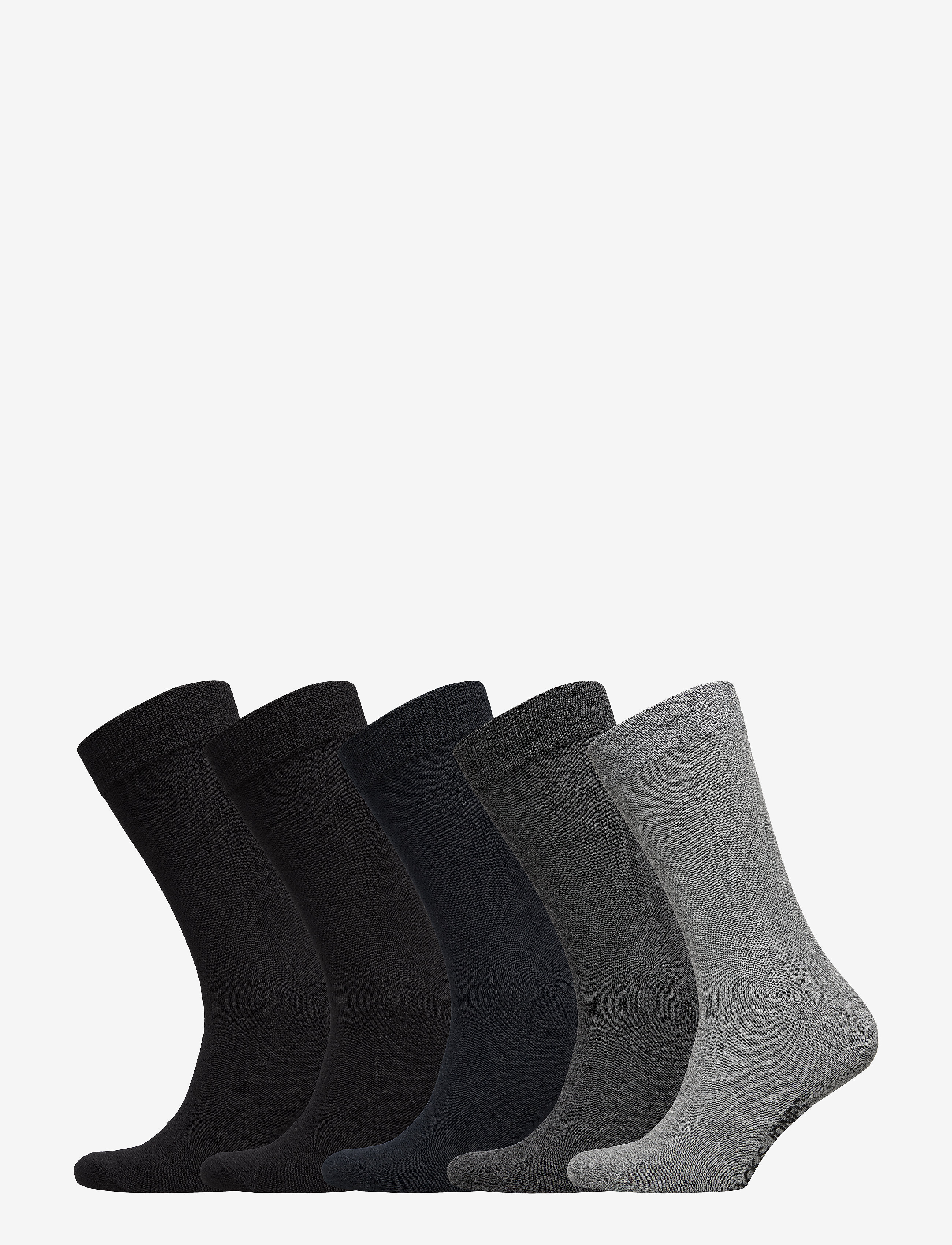 Jack & Jones JACJENS SOCK 5 PACK NOOS - Lange strømper - DARK GREY MELANGE / multi
