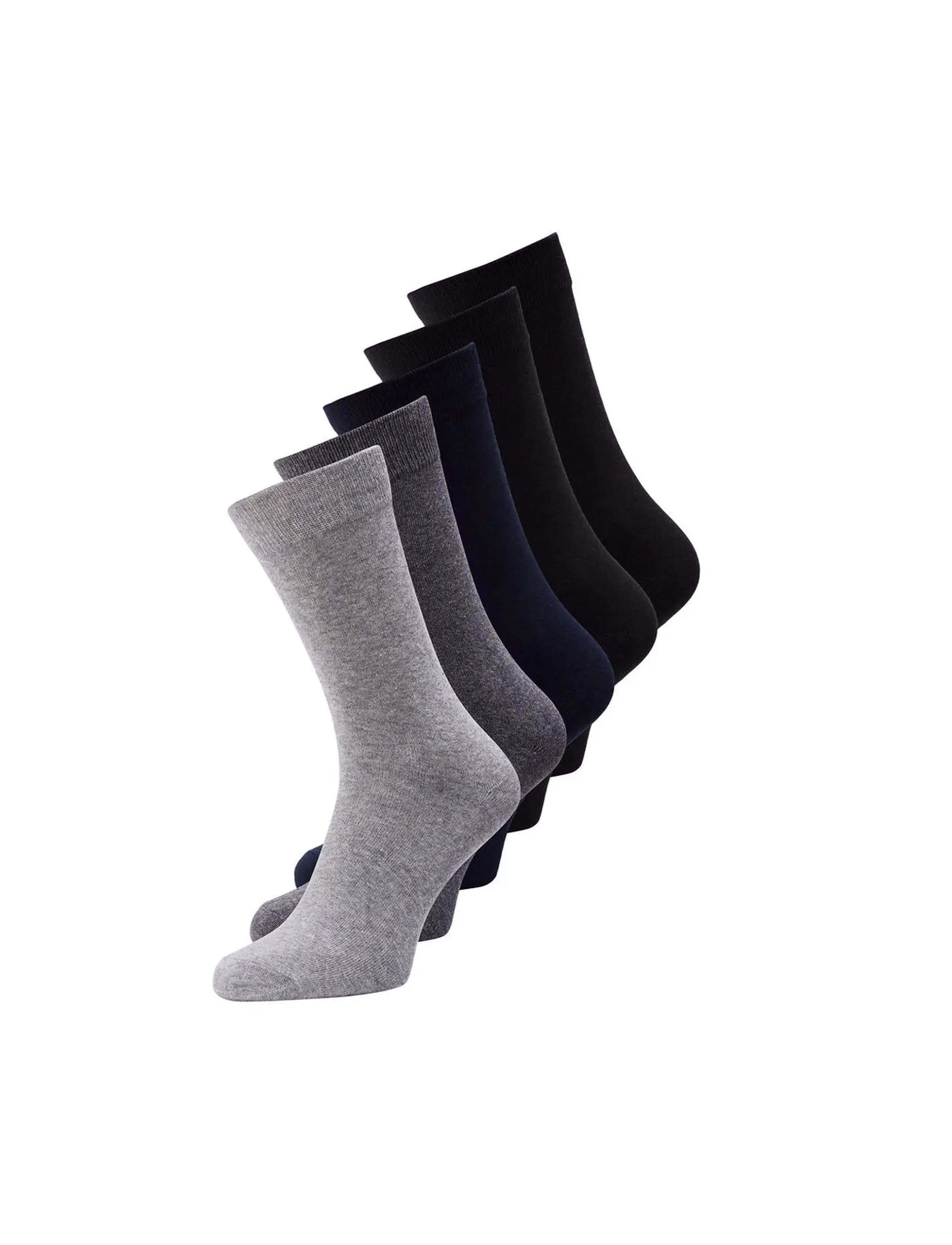 Jack & Jones Jacjens Sock 5 Pack Noos, One Size, Socks, Mehrfarbig/gemustert - Regular Männerswear
