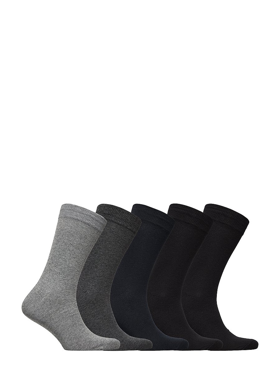 Jack & Jones - JACJENS SOCK 5 PACK NOOS - sokker - dark grey melange - 5