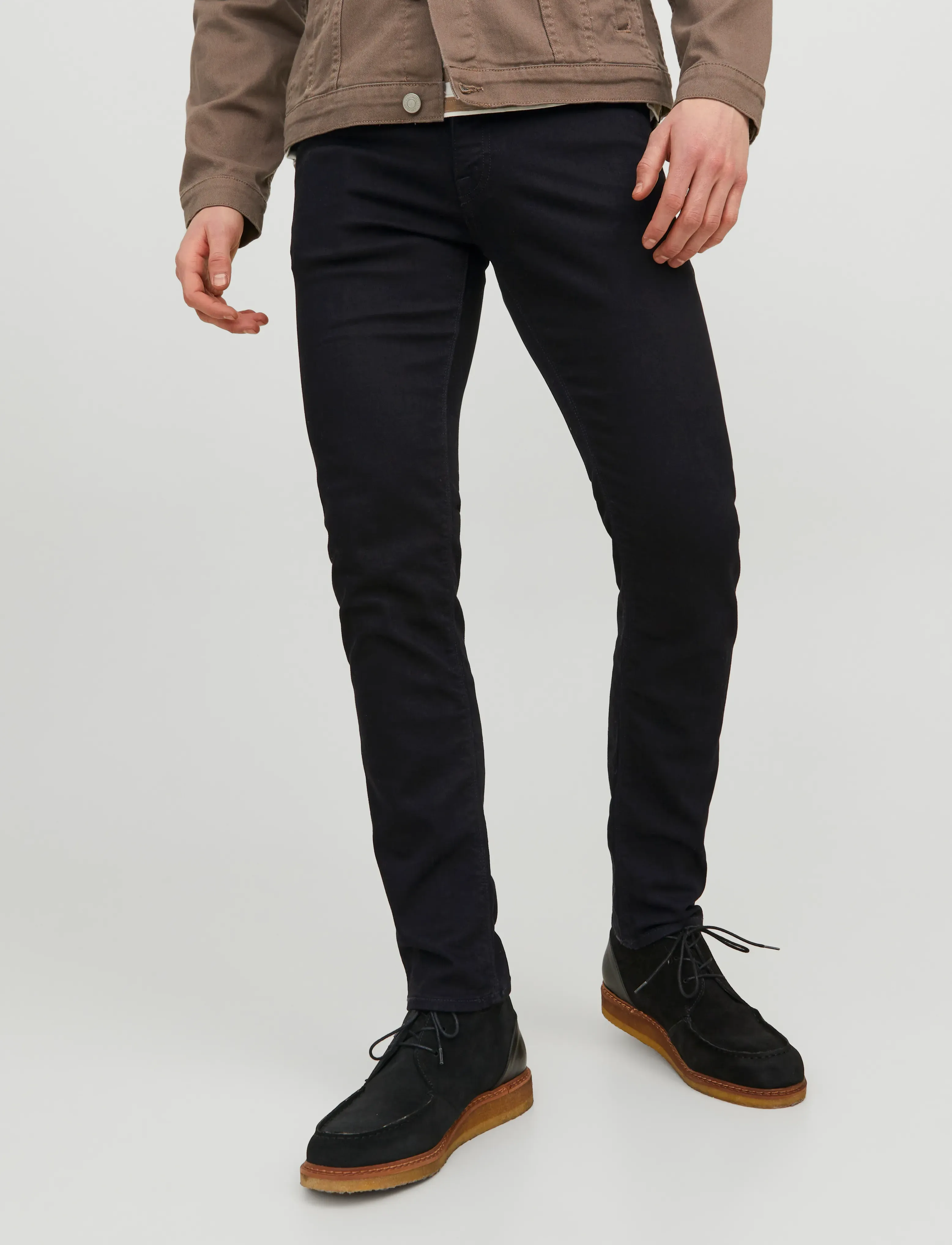 Jack & Jones JJIGLENN JJFELIX GE 046 50SPS NOOS - Kollektionen - BLACK DENIM / black