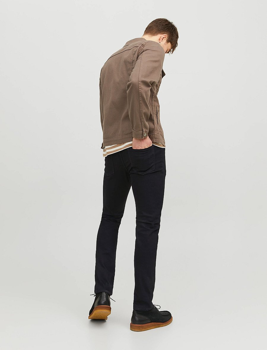 Jack & Jones - JJIGLENN JJFELIX GE 046 50SPS NOOS - slim jeans - black denim - 3