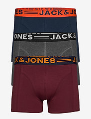 JACLICHFIELD TRUNKS 3 PACK NOOS - BURGUNDY