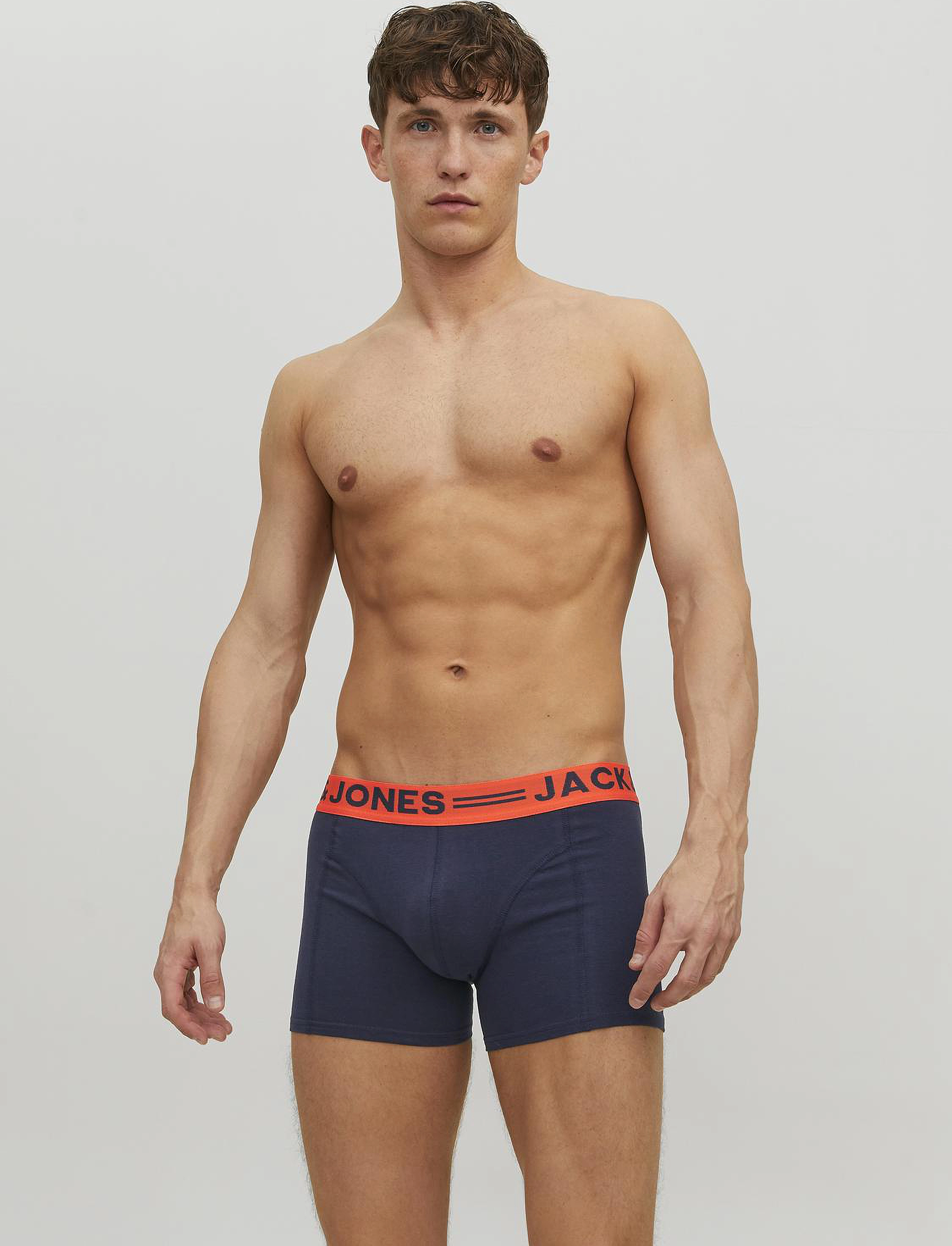 Jack & Jones - JACLICHFIELD TRUNKS 3 PACK NOOS - boxerkalsonger - burgundy - 4