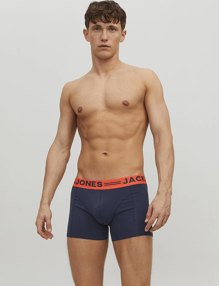 Jack & Jones - JACLICHFIELD TRUNKS 3 PACK NOOS - boxerkalsonger - burgundy - 4