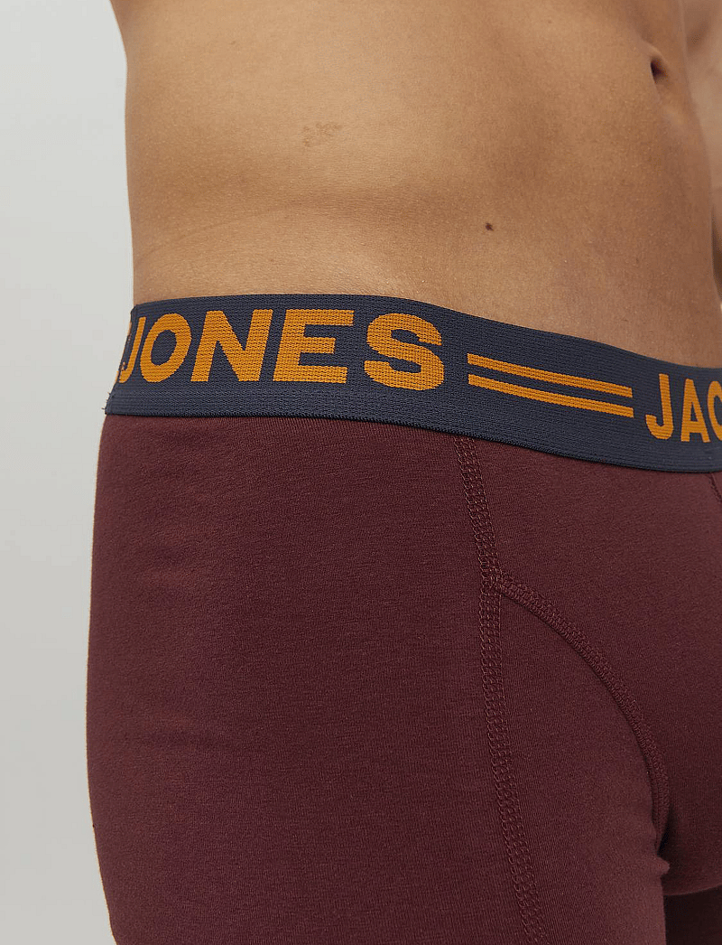 Jack & Jones - JACLICHFIELD TRUNKS 3 PACK NOOS - multipack underbukser - burgundy - 5