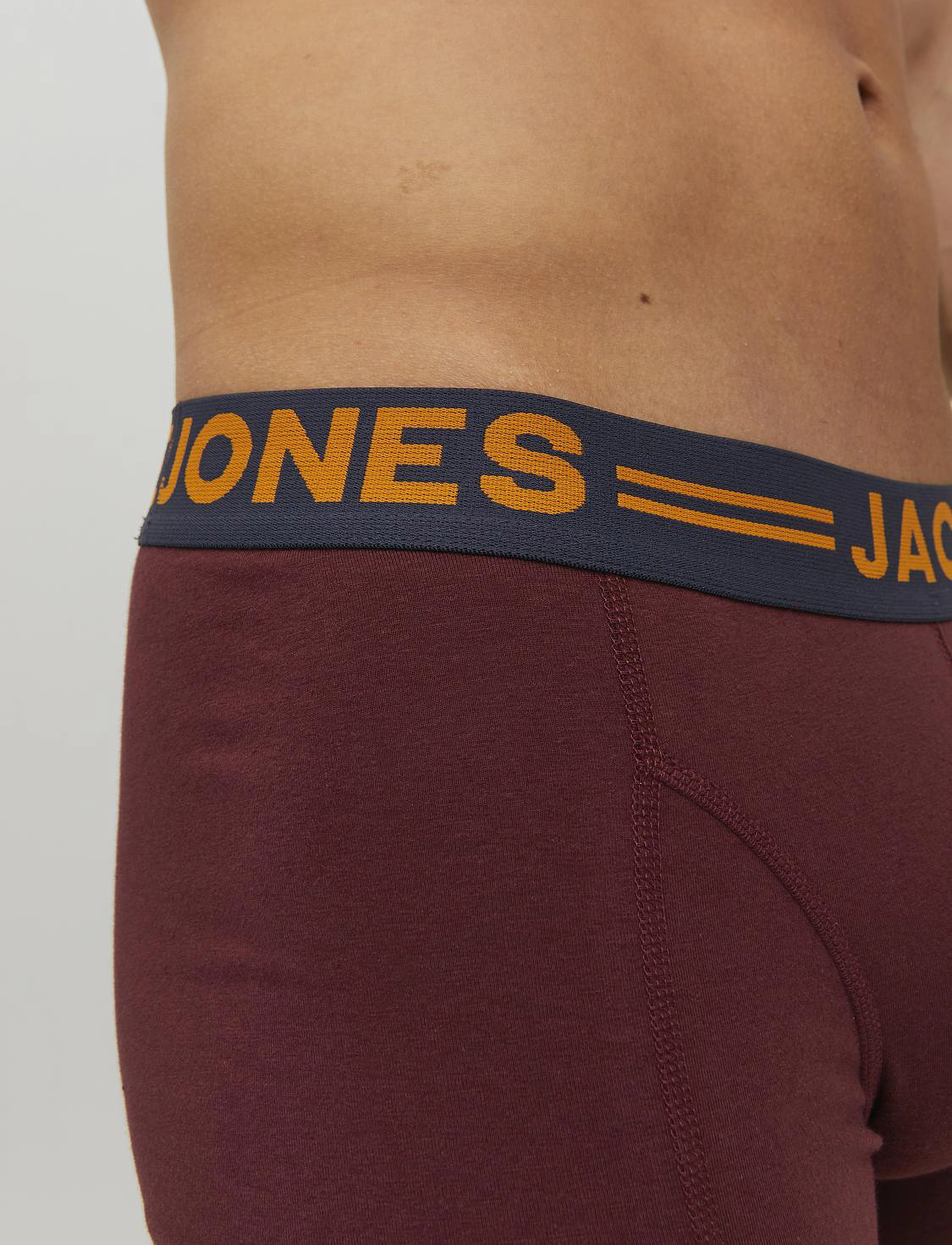 Jack & Jones - JACLICHFIELD TRUNKS 3 PACK NOOS - boxerkalsonger - burgundy - 5